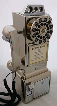 Image result for Picture of Old Pay Phone