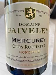 Image result for Faiveley Mercurey Clos Rochette Blanc