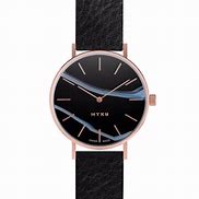Image result for 24Mm Silcon Black Rose Gold Watch Band