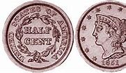 Image result for Half-Cent United States Coin