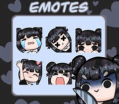 Image result for Goth Aesthetic Emotes