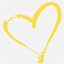 Image result for Yellow Heart Clip Art