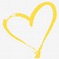 Image result for Yellow Heart Clear Background