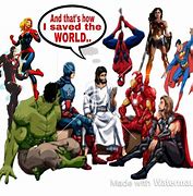 Image result for Jesus and SuperHeroes