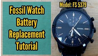 Image result for Fossil Blue Watches Battery Replacement