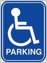 Image result for Handicap Parking Sign Vector