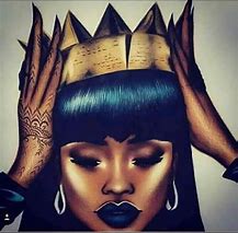 Image result for Woman Black Art Queens Crown