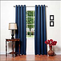 Image result for Navy Blue Curtains