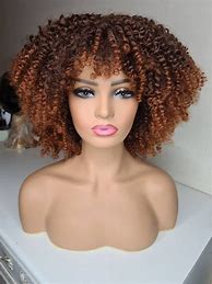 Image result for Light Brown Curly Wig