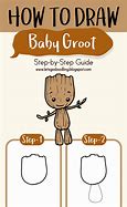 Image result for How to Draw Baby Groot Book