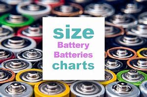 Image result for Battery Size Chart Australia