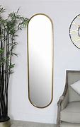 Image result for Long Oval Wall Mirror