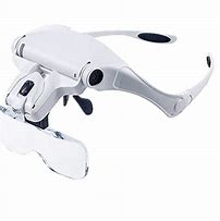 Image result for Wearable Magnifying Glasses with Light