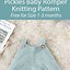 Image result for Knitted Baby Romper Pattern Free