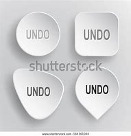 Image result for White Undo Button