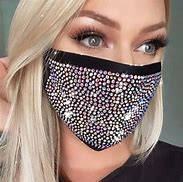 Image result for Glitter Face Mask