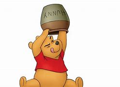 Image result for Winnie the Pooh Holding Honey Pot