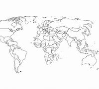 Image result for World Map Outline with Countries