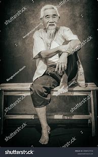 Image result for Old Chinese Man Sitting