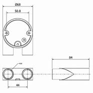 Image result for Junction Box Hole Dimensions
