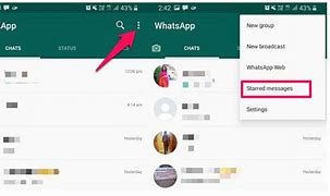 Image result for WhatsApp Starred Messages