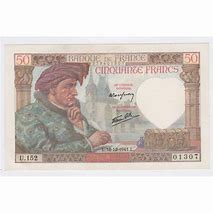 Image result for Faux Billet De 50 Francs
