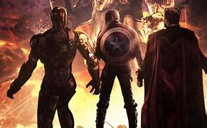 Image result for Endgame Iron Man Thor Captain America Avengers