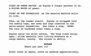 Image result for Sample of Screenplay