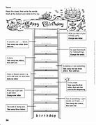 Image result for Happy Birthday Word Ladder