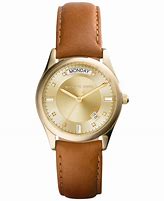 Image result for Michael Kors Leather Watch