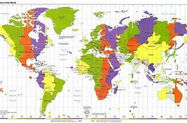 Image result for Live Time Zone Map