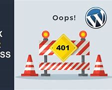 Image result for 401 Error Message
