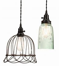 Image result for Wire Bell Pendant Light