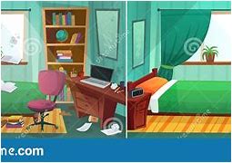 Image result for Cartoon Run Down Dirty Interior
