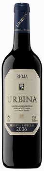 Image result for Urbina Rioja Reserva Especial