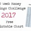 Image result for Savings Challenge Chart