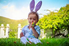 Image result for Easter Bunny Eating Carrots