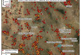 Image result for Arizona Gold Deposits Map