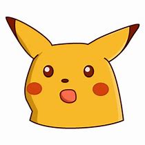 Image result for Suprised Face Meme Pikachu