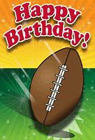 Image result for Football Birthday Card Greeting