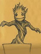 Image result for Drawing of Baby Groot