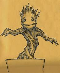 Image result for Baby Groot Dancing Digital Art