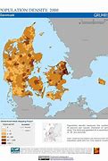 Image result for Denmark Population Density Map