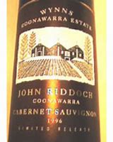 Image result for Wynns Coonawarra Estate Cabernet Sauvignon John Riddoch