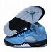 Image result for Jordan 5 UNC