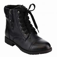 Image result for Woman Black Leather Boots