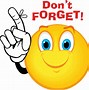 Image result for Don't Forget Cartoon Images