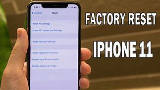 Image result for How to Factory Reset iPhone 11