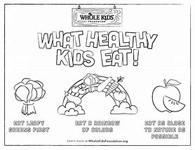 Image result for Healthy Habits Coloring