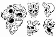 Image result for Dark Gothic Skulls Drawings
